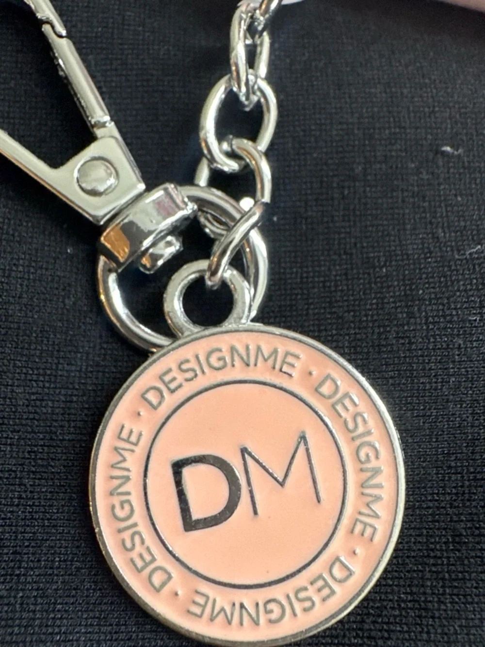 Glitter Pink hair Balm Stick Keychain